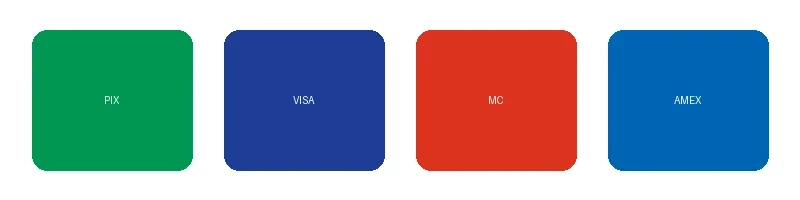 玩偶姐姐支持的支付方式包括PIX、信用卡和借记卡