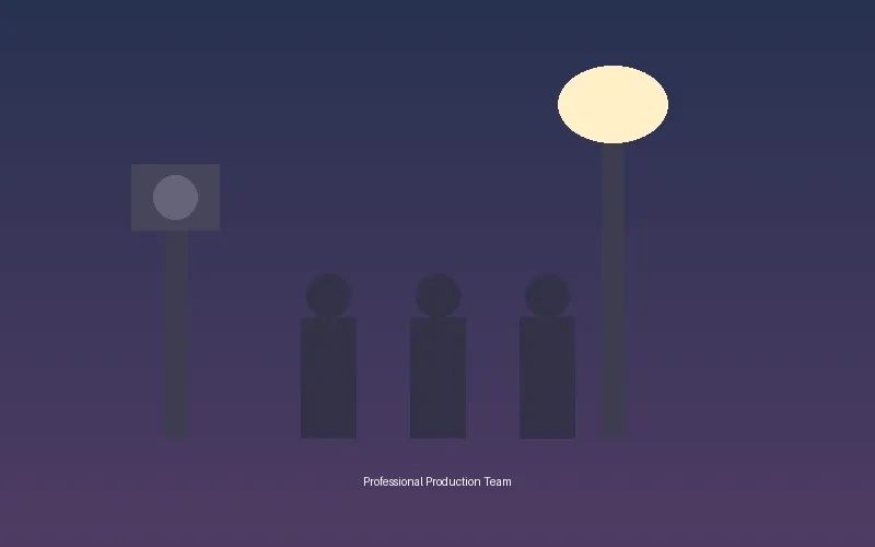 玩偶姐姐专业短剧拍摄团队工作场景